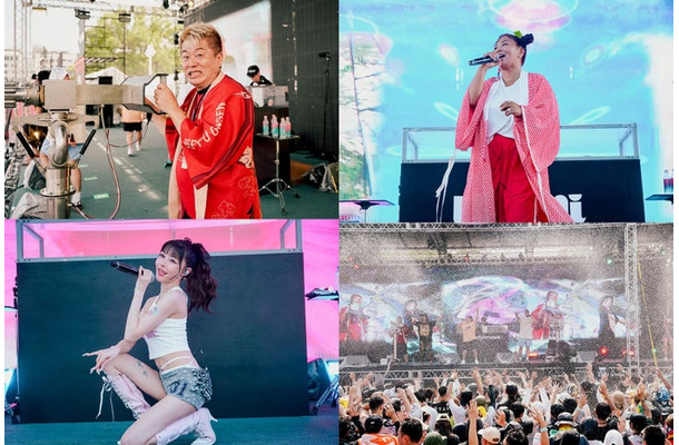 MINMI、nobodyknows+、戦慄かなのら豪華ゲスト集結　ホリエモン主催音楽フェス「BOB2025」ずぶ濡れ演出に観客熱狂／提供写真