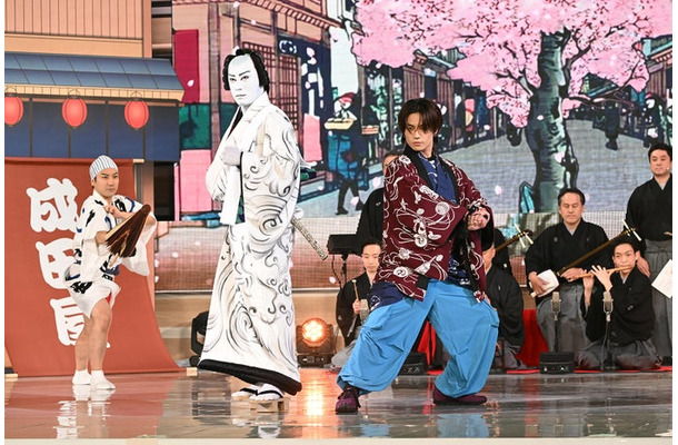 市川團十郎、松田元太（C）日本テレビ