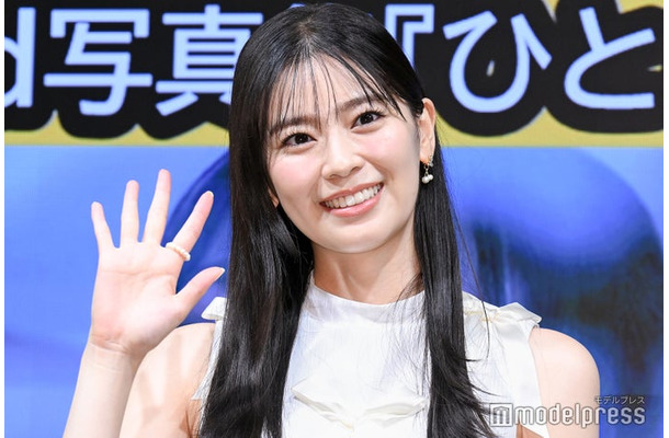 2nd写真集『ひとかけら』の発売記念会見に出席した坂井仁香（C）モデルプレス