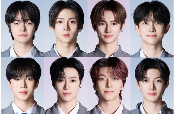 （上段左から）イ・リオ、イ・サンウォン、ジョウアンシン、キム・ゴンウ（下段左から）キム・ジュンソ、ジャンジアハオ、ホー・シンロン、チョン・サンヒョン（C）CJ ENM. All Rights Reserved.