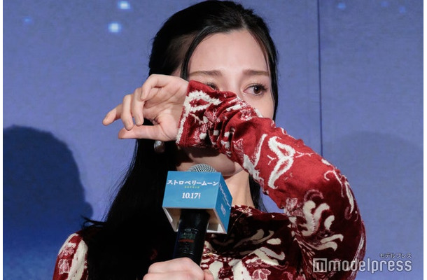 「ストロベリームーン 余命半年の恋」完成披露試写会に出席した中条あやみ（C）モデルプレス