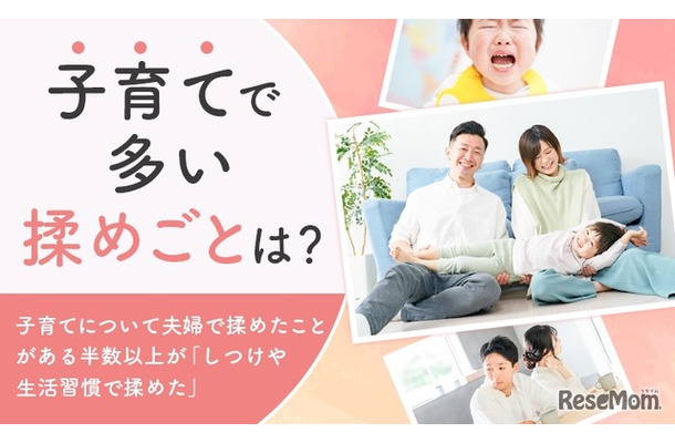 子育てで多い揉めごとに関するアンケート