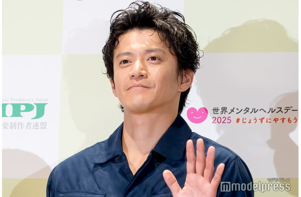 「B-side Talk 〜心の健康ケアしてる?」の公開収録に出席した小栗旬(C)モデルプレス