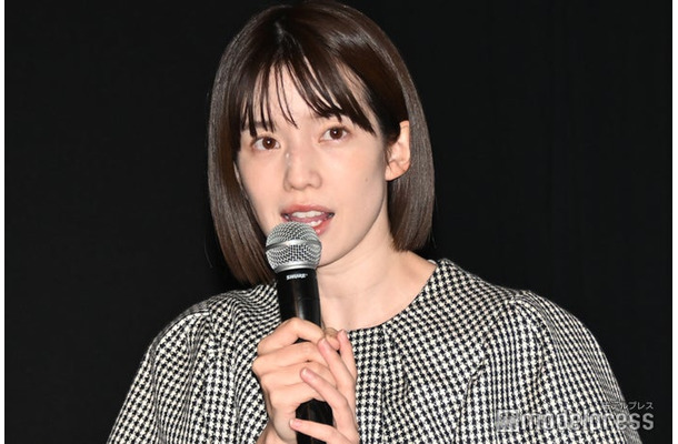 「ちょっとだけエスパー」制作発表記者会見のMCを務めた弘中綾香アナ（C）モデルプレス