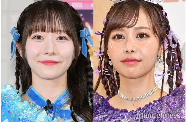真中まな、仲川瑠夏（C）モデルプレス