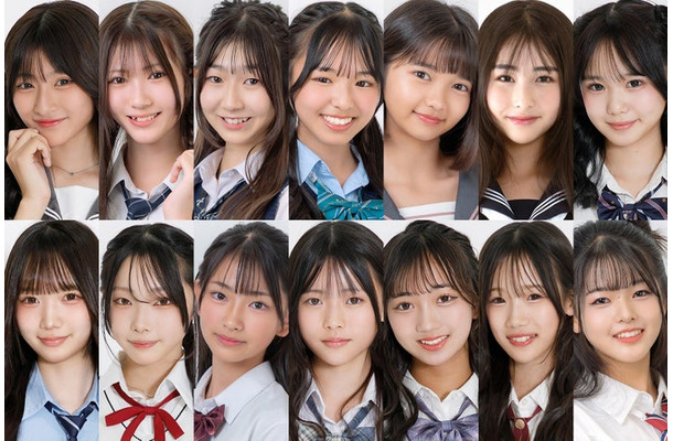 「JCミスコン2025」ファイナリスト／（上段左から）のあ、あいさ、紗英、みこと、えま、そら、さら（下段左から）しおん、るう、ほの、あいら、みゆあ、こと、あいる（提供写真）