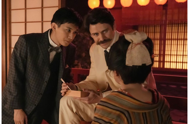 吉沢亮、トミー・バストウ「ばけばけ」第27話（C）NHK