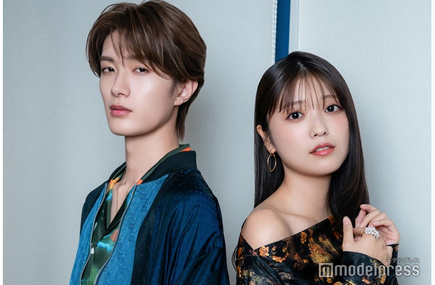 モデルプレスのインタビューに応じた山中柔太朗、工藤美桜（C）モデルプレス