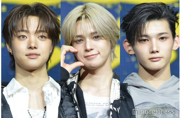 （左から）EJ、K、JO（C）モデルプレス