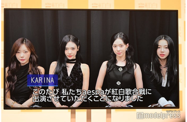 aespaビデオメッセージ(C)モデルプレス