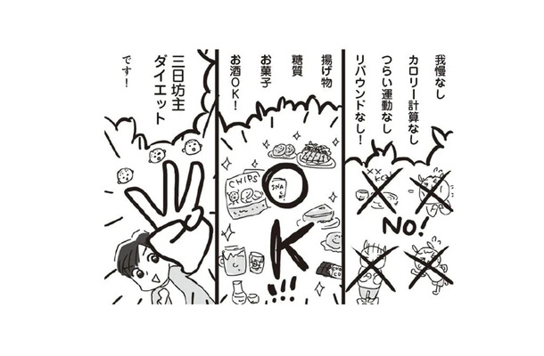 我慢のいらないダイエットなんてあるの?! 揚げ物・お菓子・お酒がオールOKの「3日坊主ダイエット」とは?!【アラフィフ母さんが7kg痩せた!奇跡の仕組みダイエット #8】