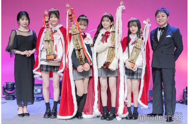 増田彩乃、あいささん、ほのさん、なんりさん、ももにゃんさん、井上裕介（C）モデルプレス