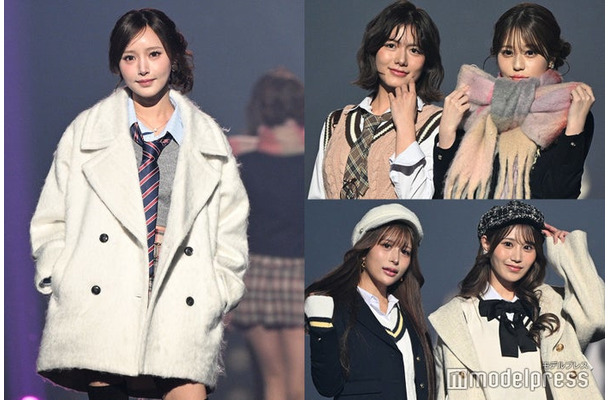 (左上から時計回りに)きほ、ななみ、みお、まいか、りん(C)モデルプレス