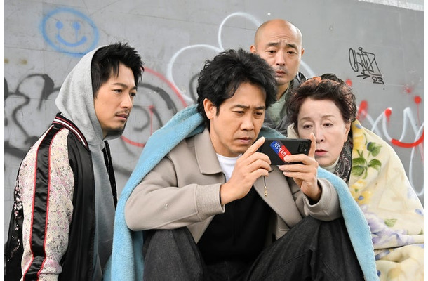 ディーン・フジオカ、大泉洋、宇野祥平、高畑淳子「ちょっとだけエスパー」最終話(C)テレビ朝日