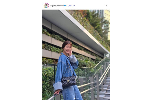 桝田沙也香アナウンサーInstagramより