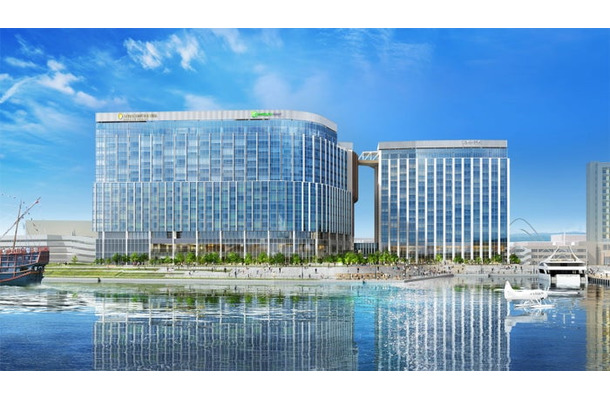 安治川側 外観パース（画像提供：合同会社桜島開発）