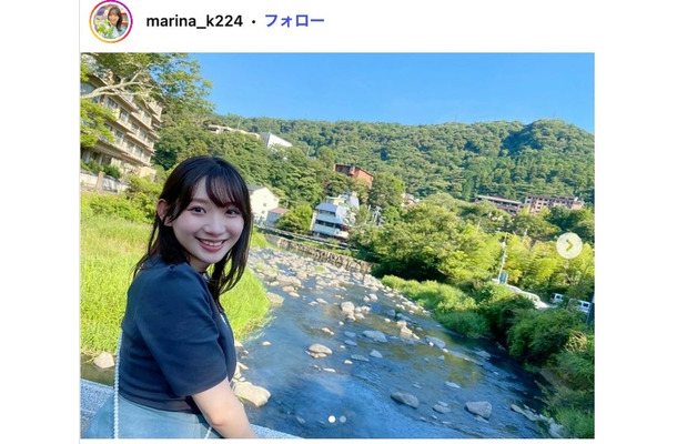 小林茉里奈アナInstagramより