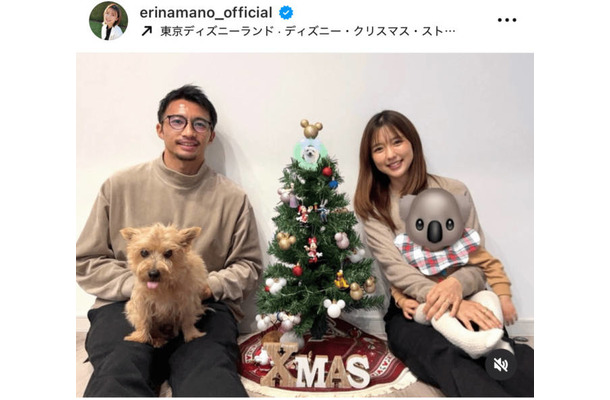 真野恵里菜、“毎年恒例”家族の記念SHOT公開「話し合ってないのに同じ色味の服を選んでた」