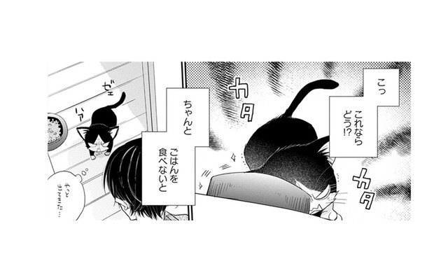 【猫視点】ごはんを食べないと動けなくなる！ お皿ごと運んで来た時、人間が倒れて!?【同居人はひざ、時々、頭のうえ。 #９】