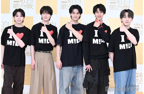 塩崎太智、山中柔太朗、佐野勇斗、曽野舜太、吉田仁人/M!LK(C)モデルプレス