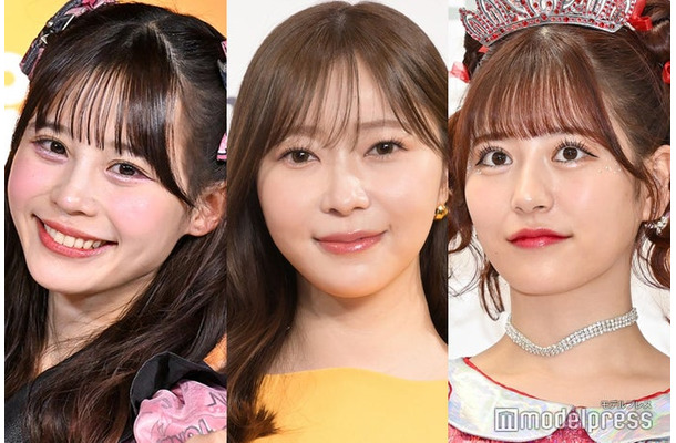 (左から)村川緋杏、指原莉乃、月足天音(C)モデルプレス