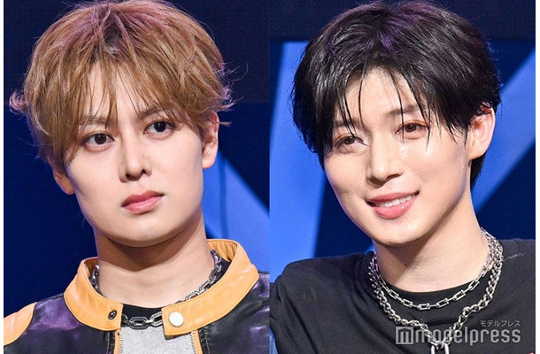 「TAGRIGHT showcase -REVEAL as 1-」の前日プレスコール・囲み取材に出席した前田大輔、西山智樹（C）モデルプレス