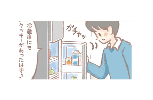 「ちびっ福」はいろんな場所に現れる…例えばクッキーを食べようと冷蔵庫を開けると…【あなたとくらし隊！ちびっ福 #１】