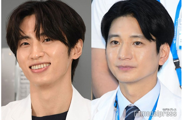 「ヤンドク！」記者会見に出席した許豊凡、向井理（C）モデルプレス