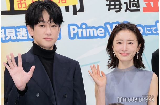 「元科捜研の主婦（おんな）」記者会見に登壇した横山裕、松本まりか（C）モデルプレス