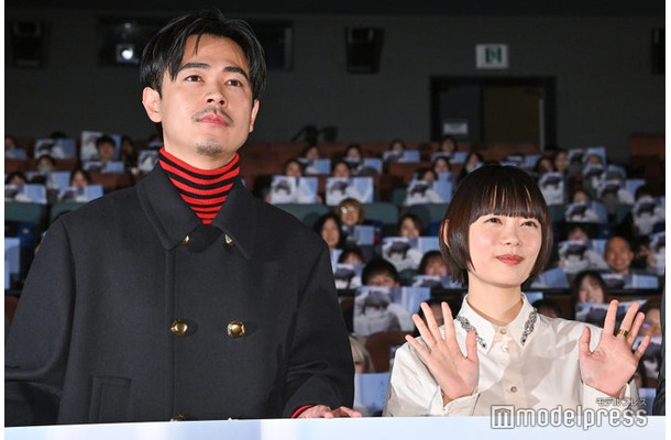 「冬のなんかさ、春のなんかね」第1話完成披露試写会・トークセッションに出席した成田凌、杉咲花（C）モデルプレス