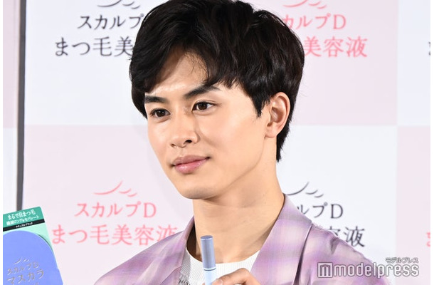 ブランドアンバサダー就任＆新WEBCM発表会に出席した草川拓弥（C）モデルプレス