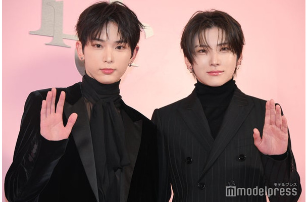 「ディオール アディクト キャンディ ショップ」フォトコールに出席したHARUA、YUMA（C）モデルプレス