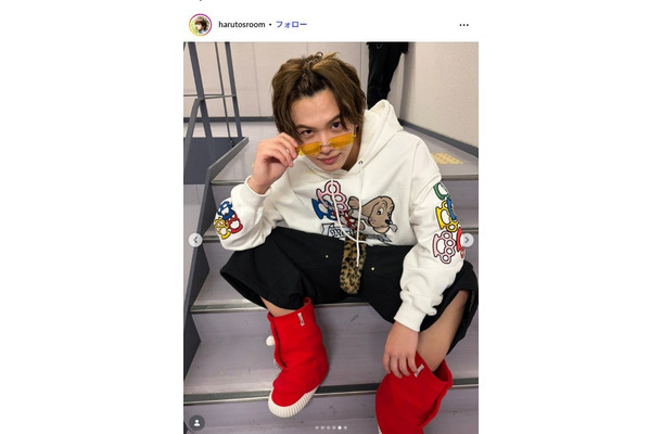 イメチェン前の今井暖大/今井暖大Instagramより