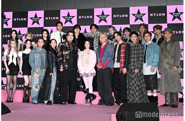 （上段左から）スイ（SUI）・ジユ（JIYU）・キヤ（KYA）／KiiiKiii、庄司浩平、おのはら・ホリコシ／ナユタ、シューヤ・マサヒロ・アロハ・ハル／超特急（下段左から）ハウム（HAUM）・イソル（LEESOL）／KiiiKiii、オカモトレイジ、ファーストサマーウイカ、佐久間宣行、志田こはく、カイ・リョウガ・タクヤ・ユーキ・タカシ／超特急（C）モデルプレス