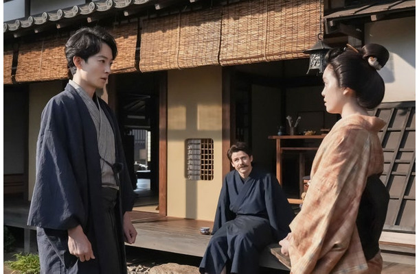 濱正悟、トミー・バストウ、高石あかり「ばけばけ」第85話（C）NHK