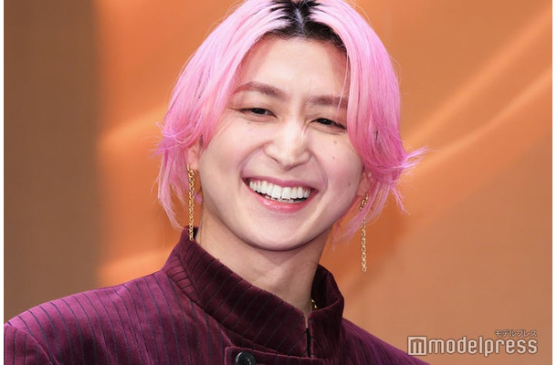 「白蛇:浮生 ~巡りめぐる運命の赤い糸~」公開記念初日舞台挨拶に出席した佐久間大介(C)モデルプレス