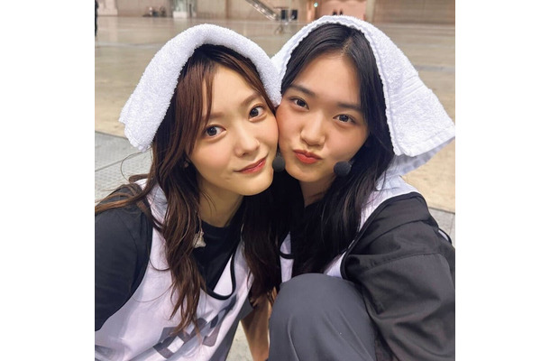 田村保乃、山崎天（撮影／守屋麗奈）「櫻坂46写真集 櫻撮（さくさつ）VOL.01」（提供写真）