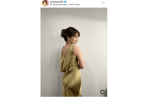 「スタイル抜群」谷まりあ、美ボディライン際立つゴールドドレスSHOに反響「めっちゃセクシー」