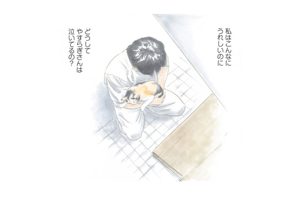 「また会いたいなあ」嵐の夜、寒さで震えていた猫。ミケちゃんを救ってくれたのは？【ミケちゃんとやすらぎさん #７】