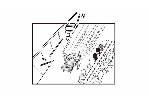 妊婦を乗せたストレッチャーが運び込まれる。病院内を駆ける医療スタッフ【16歳の母 #５】