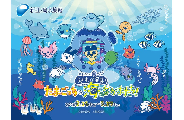 えのすいで発見！！たまごっちと海のなかまたち！（提供画像）