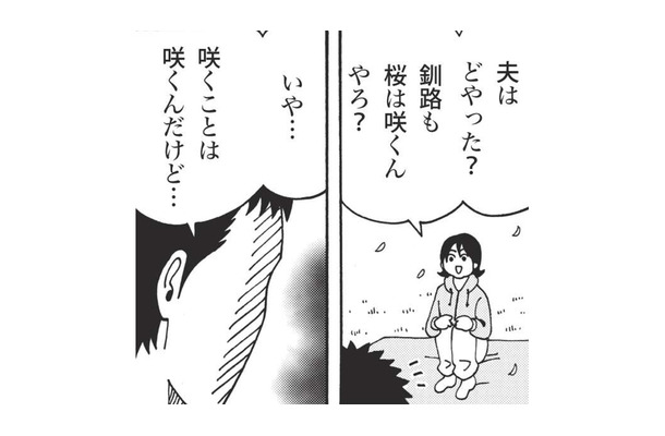 昔から家族で通っている神戸の穴場スポットでお花見。夫に北海道の花見について尋ねると?【北のダンナと西のヨメ #6】