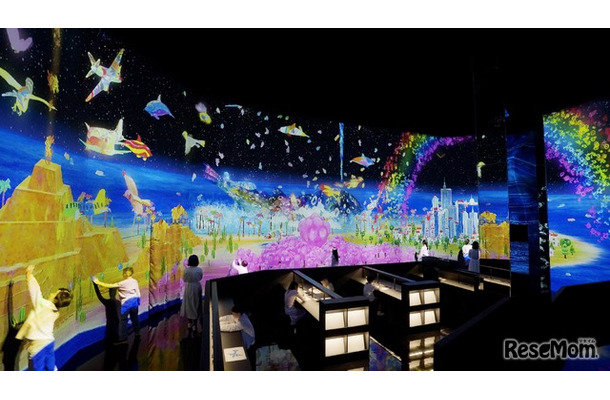 チームラボ「スケッチ環世界」 (c)チームラボ