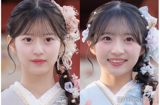 八木愛月、秋山由奈（C）モデルプレス