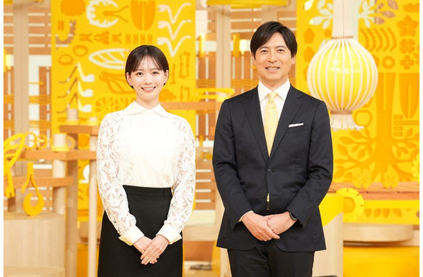 石川みなみアナ、桝太一キャスター(C)日本テレビ