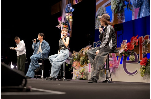 與真司郎、宇野実彩子、末吉秀太（提供写真）