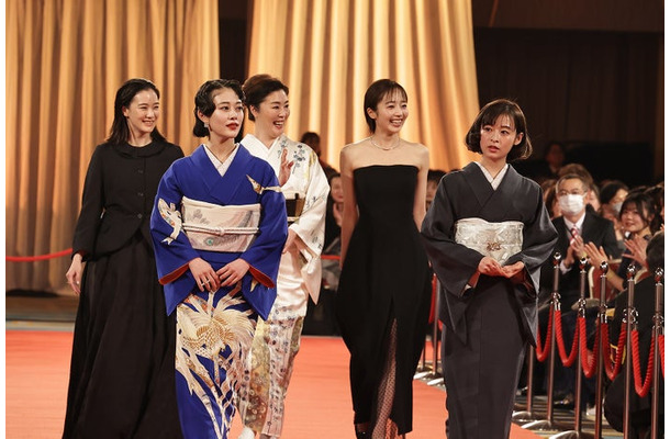 蒼井優、高畑充希、寺島しのぶ、森七菜、森田望智（C）日本アカデミー協会