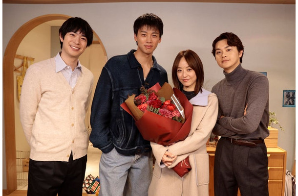 渡辺大知、竹内涼真、井上真央、瀬戸康史(C)テレビ朝日