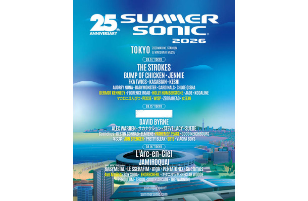 サマソニ第3弾追加アーティスト発表｜PiXXiE・SB19らがラインナップ