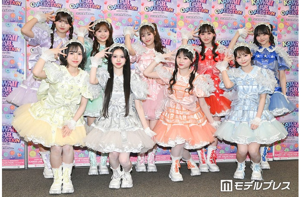 MORE STAR/(後列左から)萩田そら、鈴木花梨、森田あみ、山本るしあ、遠藤まりん(前列左から)笹原なな花、中山こはく、新井心菜、高梨ゆな(C)モデルプレス